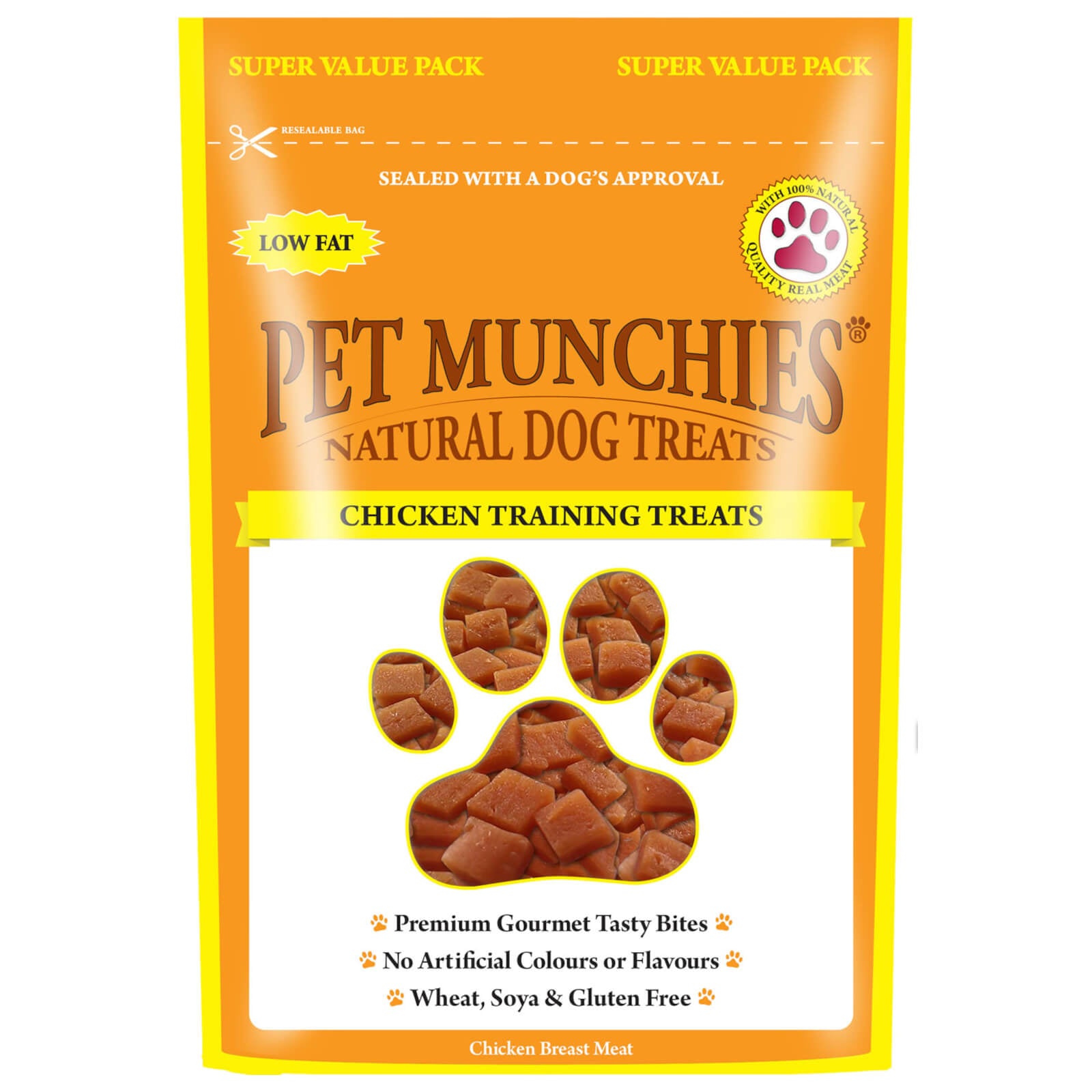 Puppy Treat Pet Munchies Munchies Training Chicken 150 g x Pack of 8