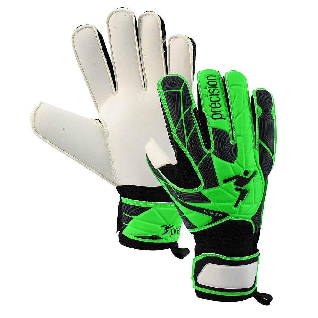 Kid's Football Goal Keeping Gloves Precision Fusion_X.3D Flat Cut Finger Protect 2