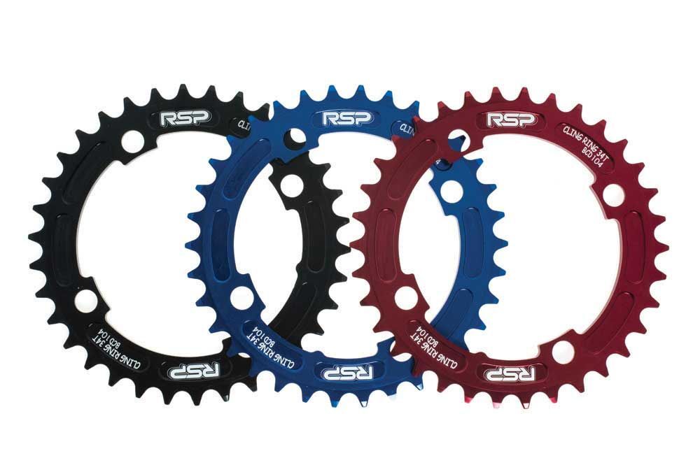 RSP Cling Ring Narrow Wide Single Bike Chainring Red 30T