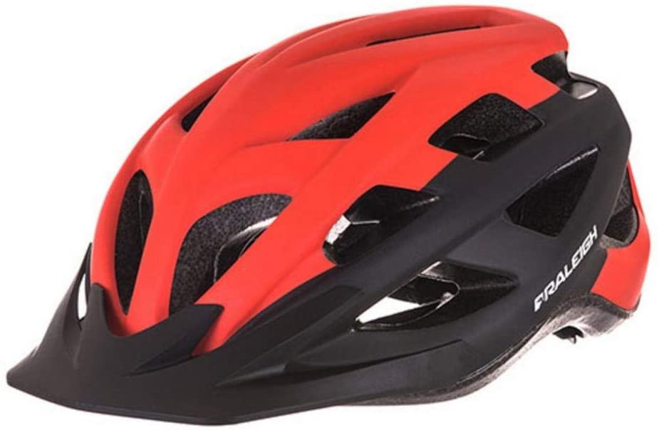 Raleigh HELMET QUEST RED/BLK 54-58 GO Cycling Helmet Red/Black 54-58cm