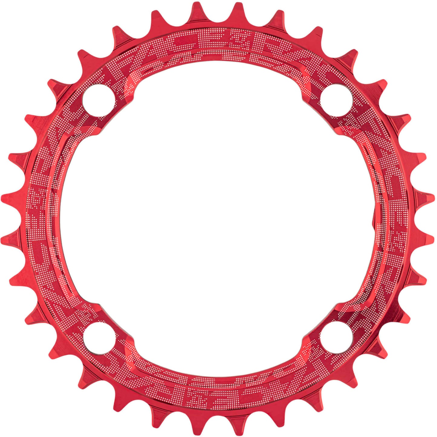 Race Face Narrow Wide 104 BCD Single Bike Chainring Red 38T