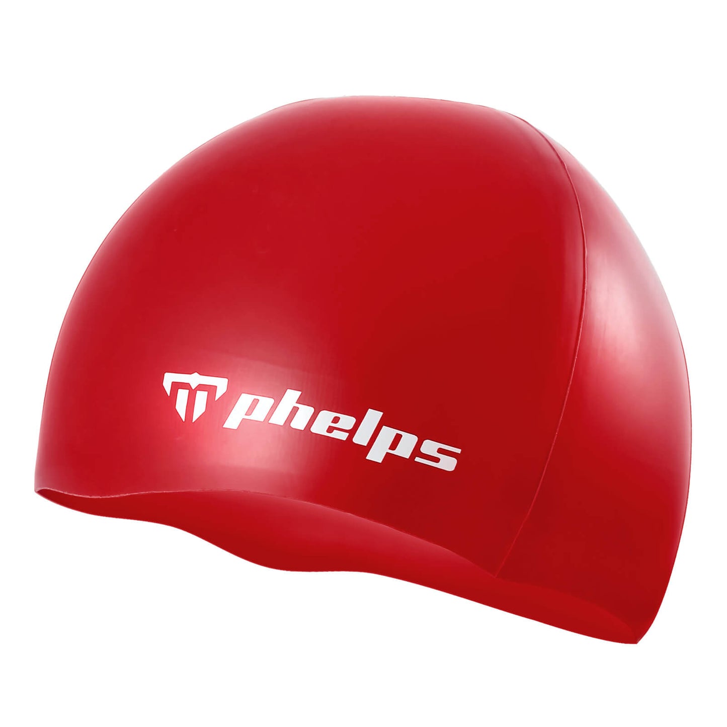 Phelps Classic Silicone Men's Swimming Cap Red
