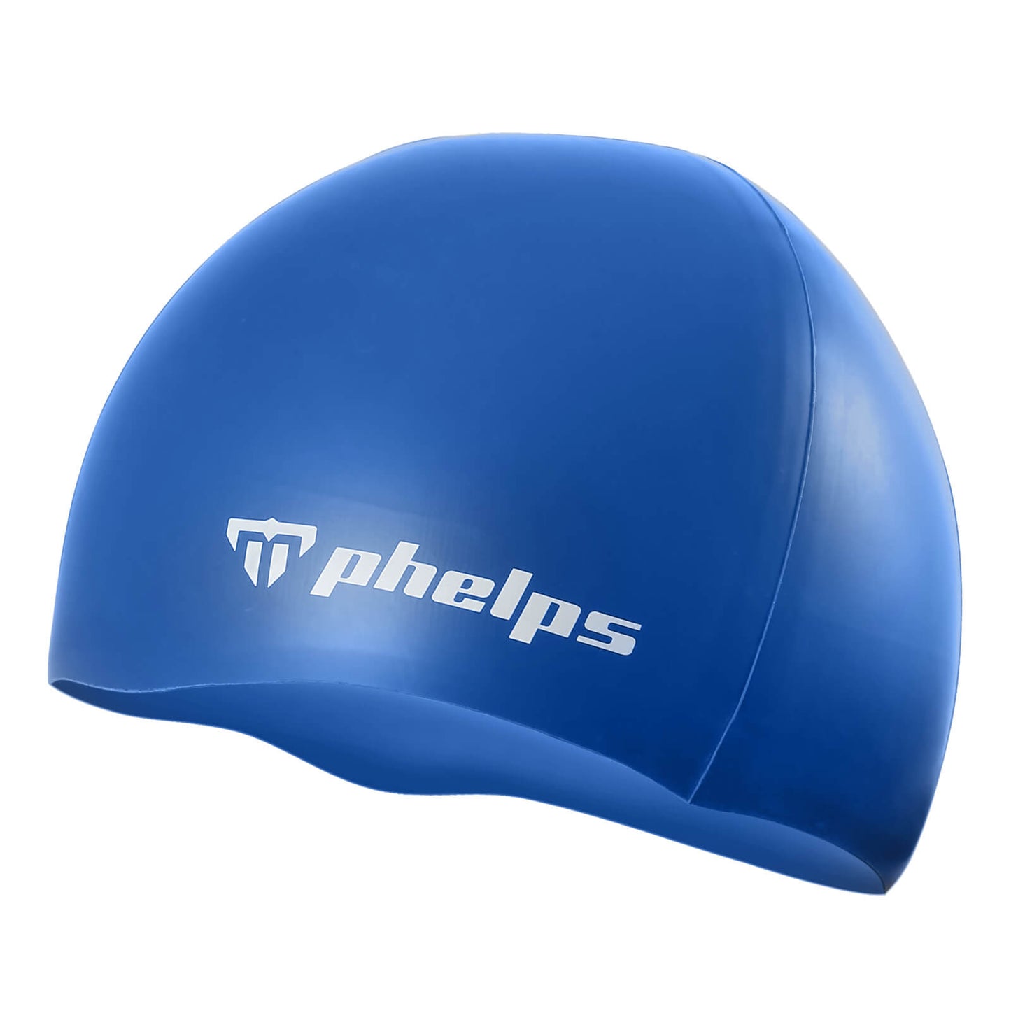 Phelps Classic Silicone Men's Swimming Cap Blue