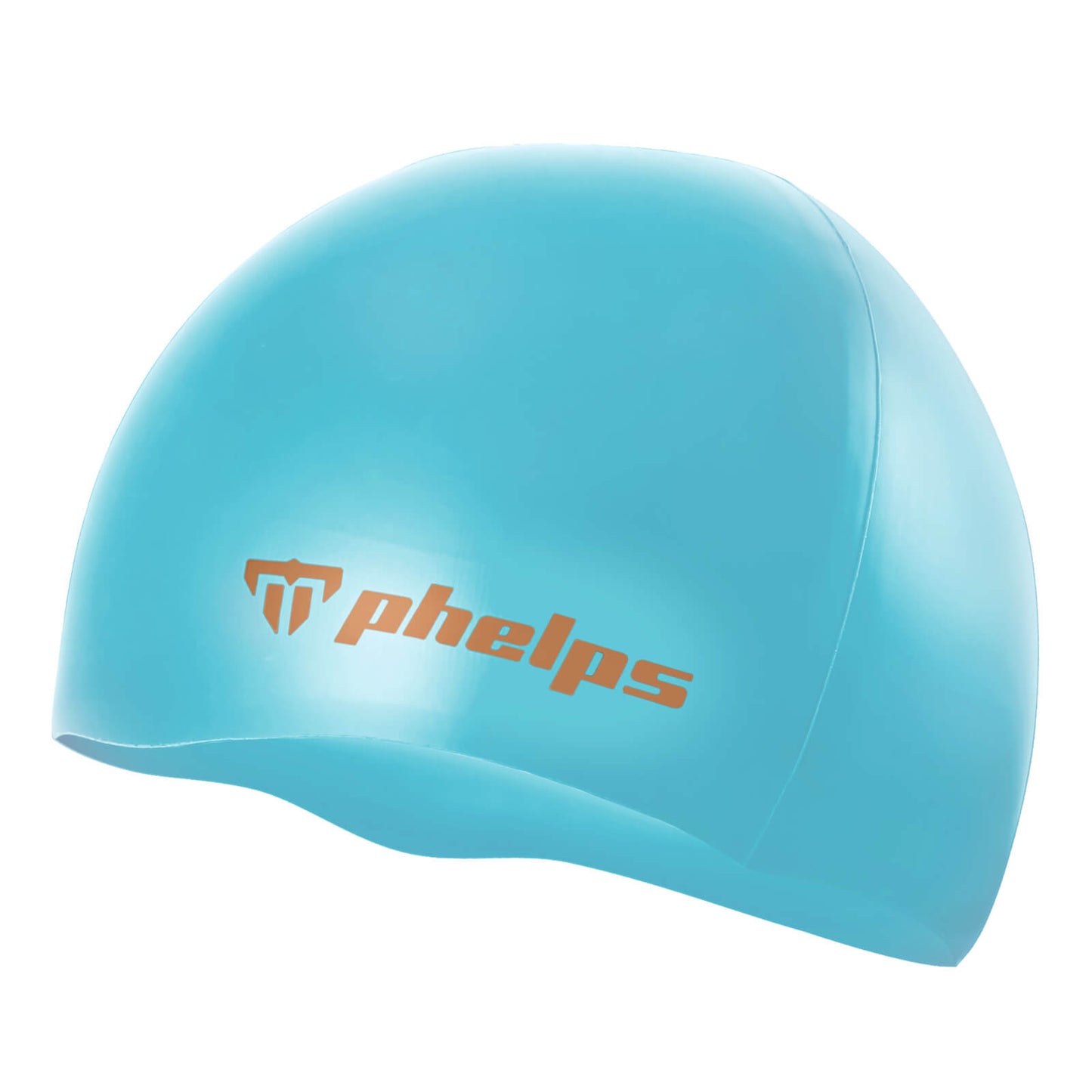 Phelps Classic Silicone Men's Swimming Cap Turquoise