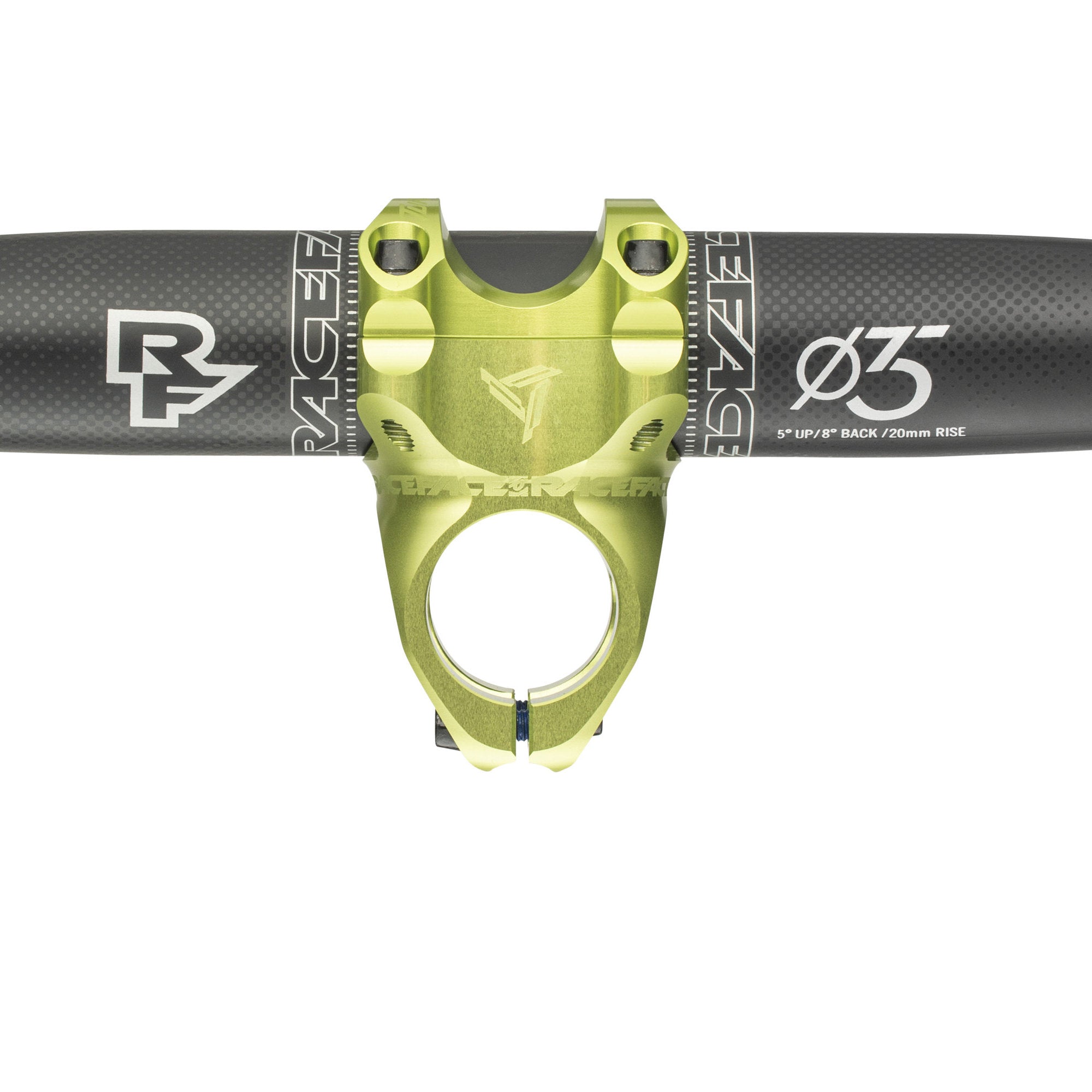 Race Face Turbine R 0 Degrees 35mm Bike Stem Green 50mm Alternate 3