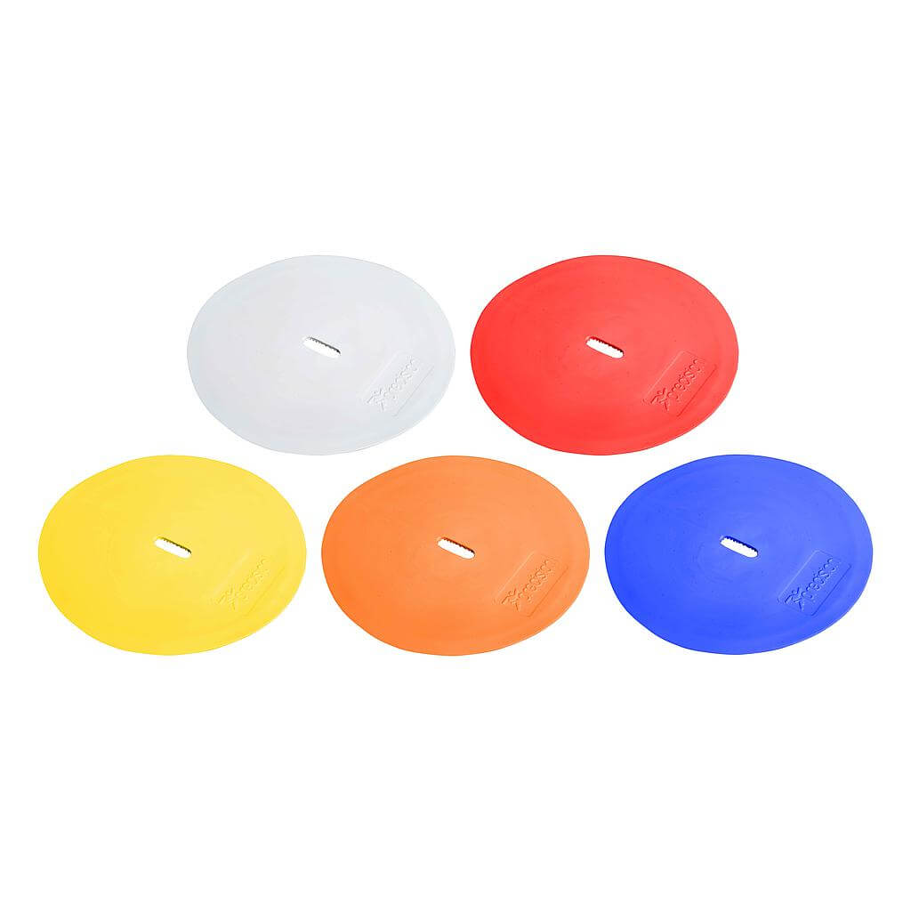 Football Training Equipment Precision Multi Colour Round Marker Discs x10 Pack