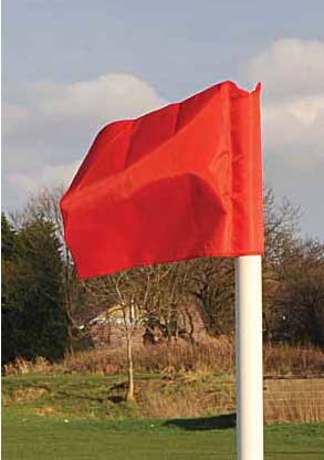 Football Accessory Precision Pro Corner Flag Red