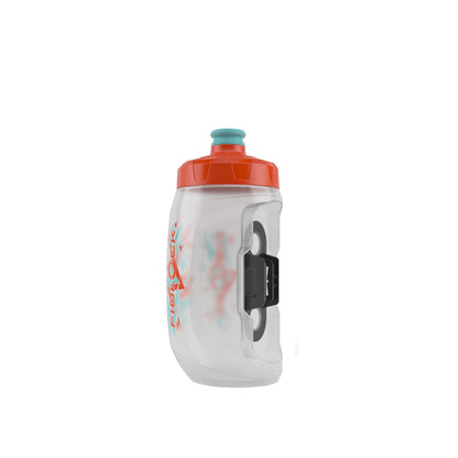 Fidlock Twist 450ml Bike Water Bottle Clear/Orange
