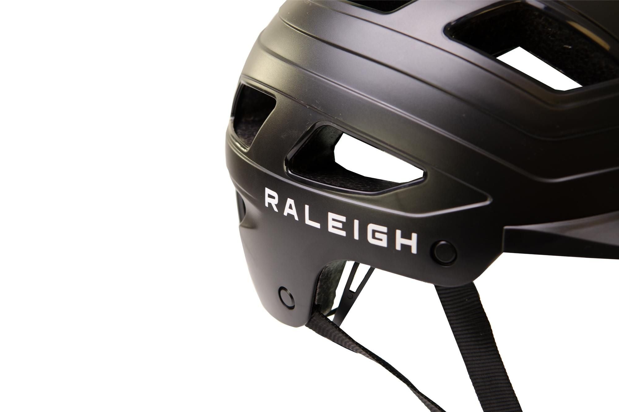 Raleigh Glyde Urban Cycling Helmet Black Medium 55-58cm Alternate 1