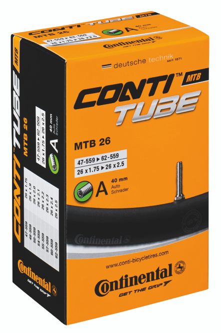 Continental MTB Lightweight 27.5x2.6-2.8" 42mm 27.5 Inch Presta Valve Bike Inner Tube