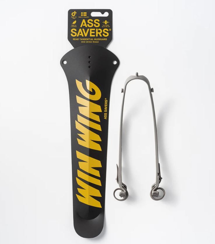 Ass Savers Win Wing Clip On Rear Bike Mudguard Logo