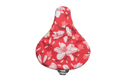 Basil Magnolia Bike Saddle Cover Poppy Red