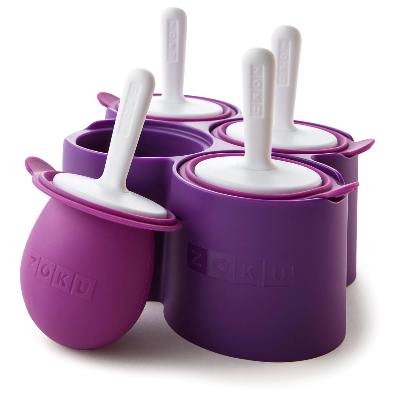 Zoku Round Ice Pop Camping Utensil x4 Moulds