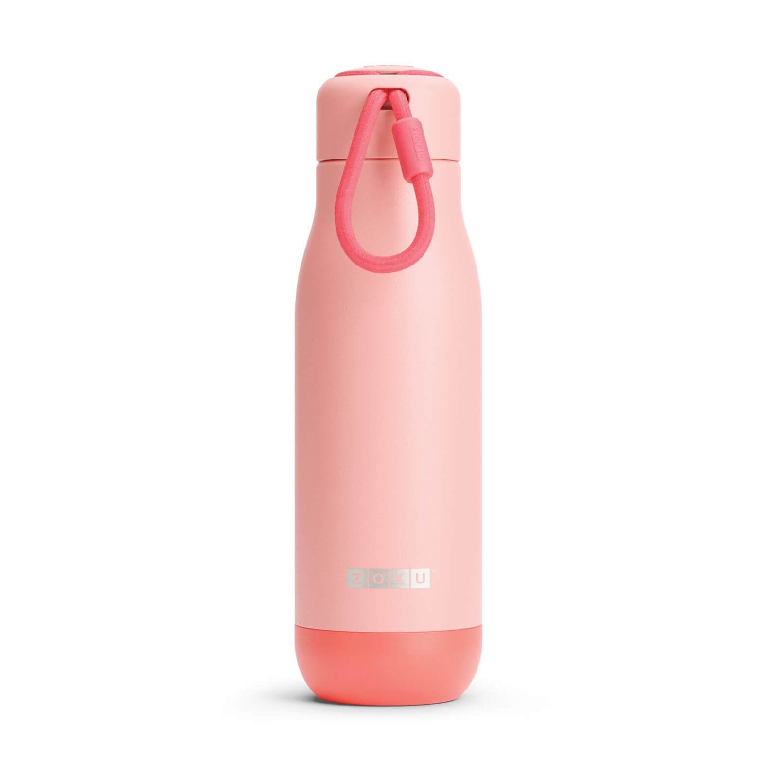 Zoku Powder Coated Stainless Steel Bottle 0.5L Camping Flask Pink