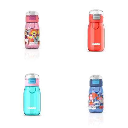 Zoku Kids Flip Gulp Bottle 0.465L Sports Water Bottle Collection