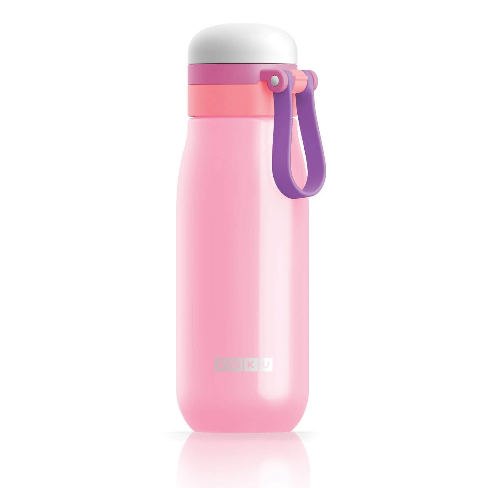 Zoku Ultralight Stainless Steel Bottle 0.5L Sports Water Bottle Pink