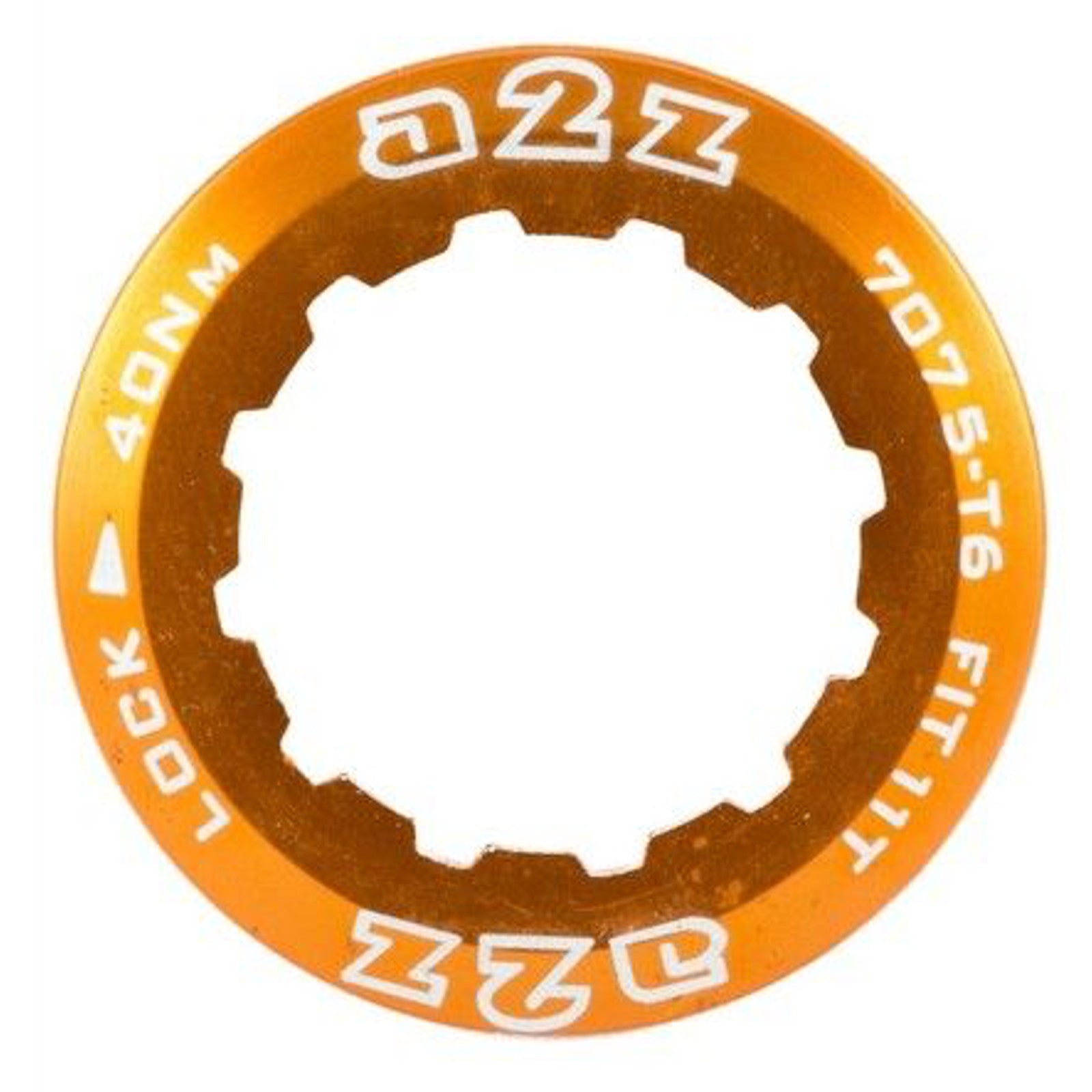 Cycle Cassette Lockring A2Z Orange