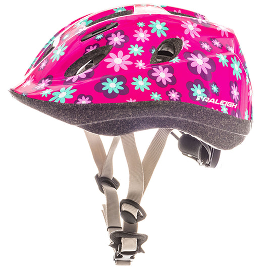 Bike Helmet Raleigh Mystery Dottie Girl Kids 52-56cm Medium Pink