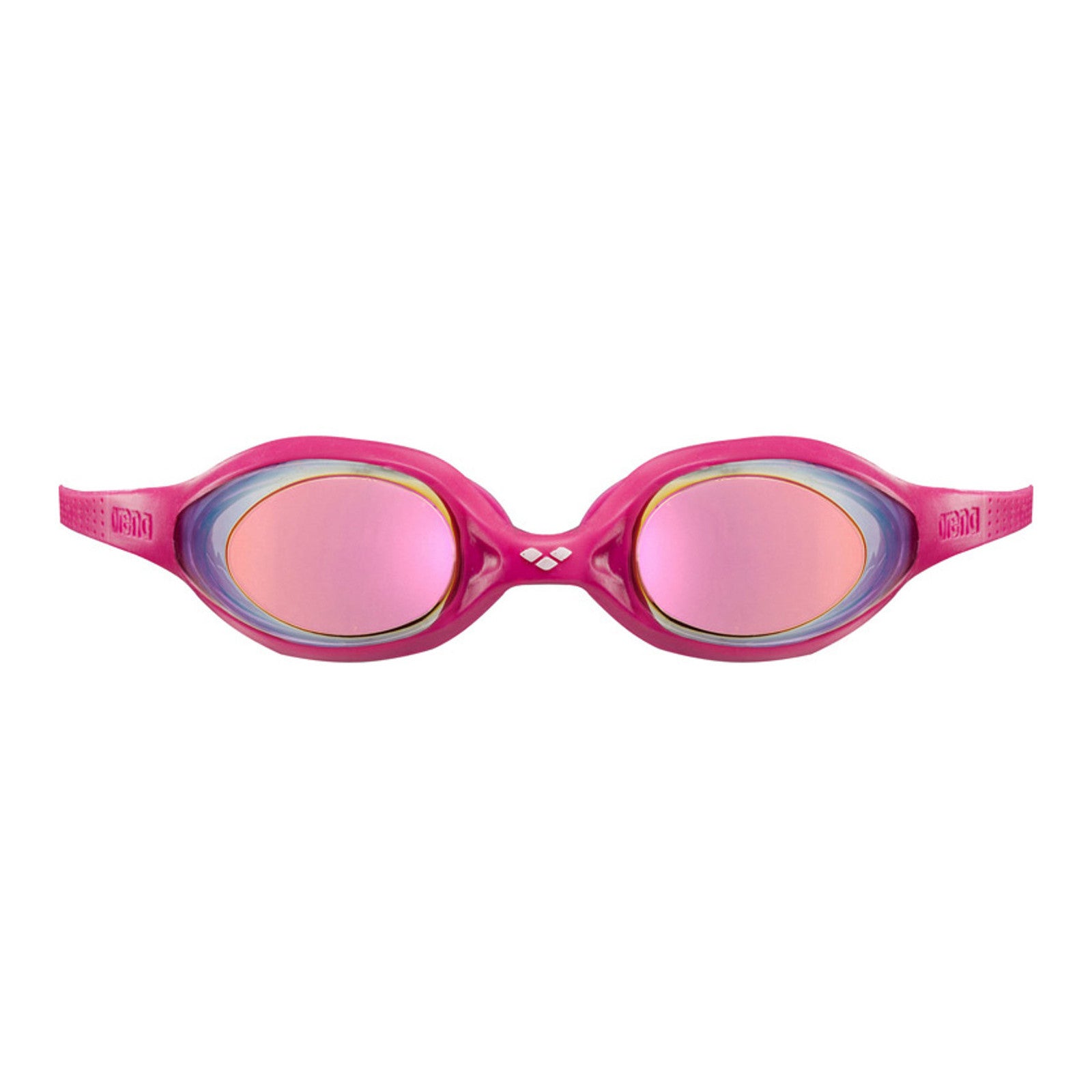 arena spider junior goggles Arena Spider Junior Mirror White/Pink/Fuchsia Kid's Swimming Goggles