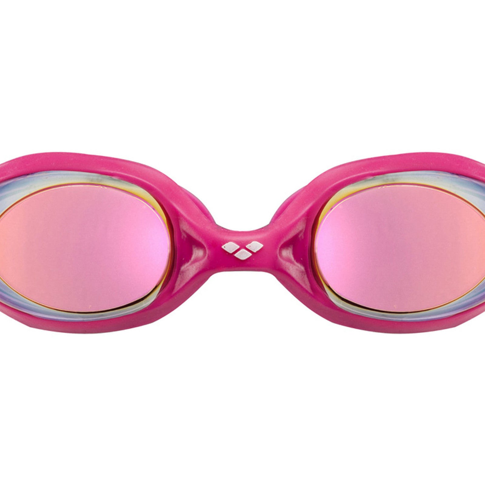 arena pink goggles Arena Spider Junior Mirror White/Pink/Fuchsia Kid's Swimming Goggles