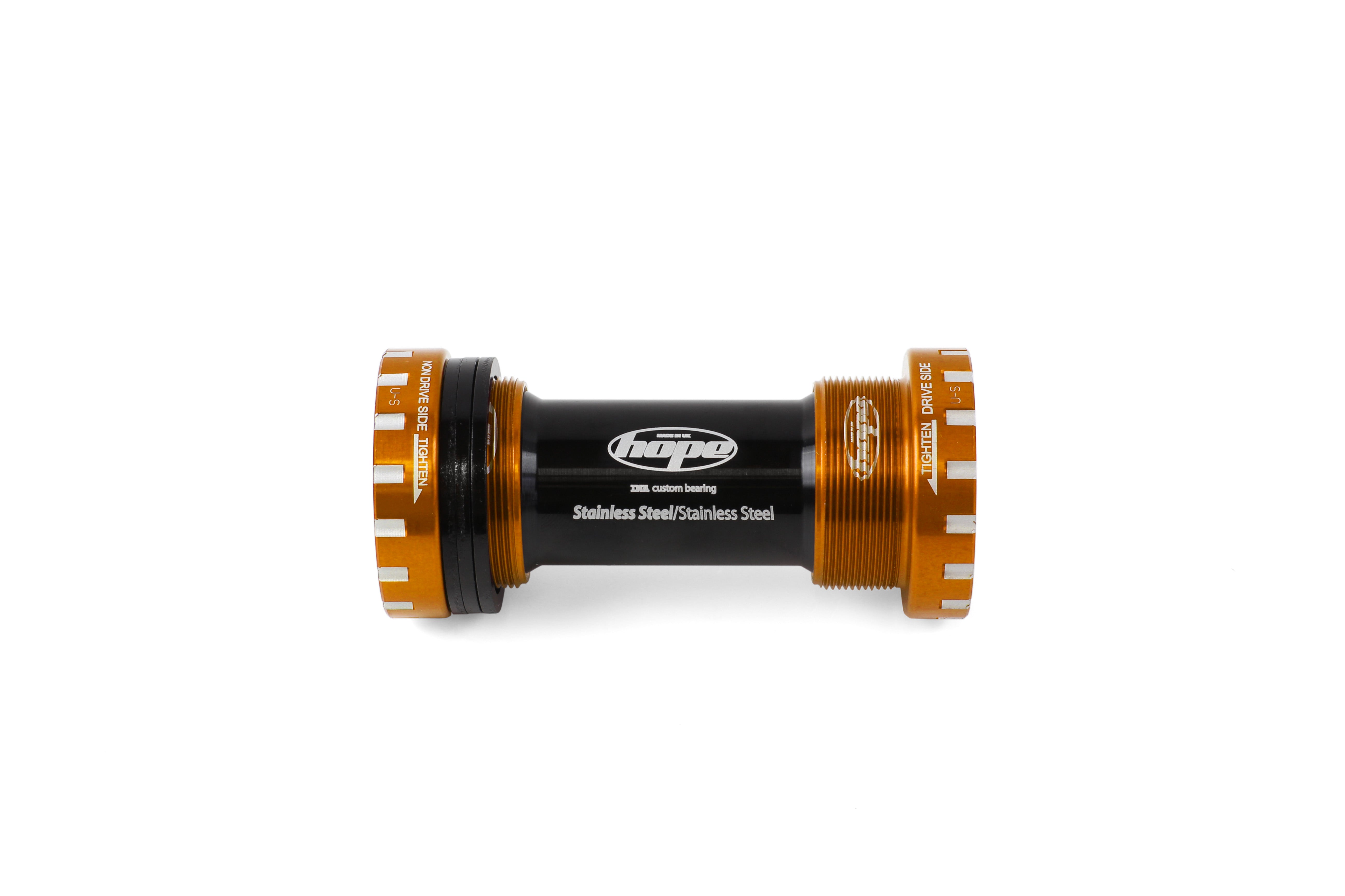 Hope 24mm Threaded for 100mm Fat Bike Threaded Bike Bottom Bracket Orange
