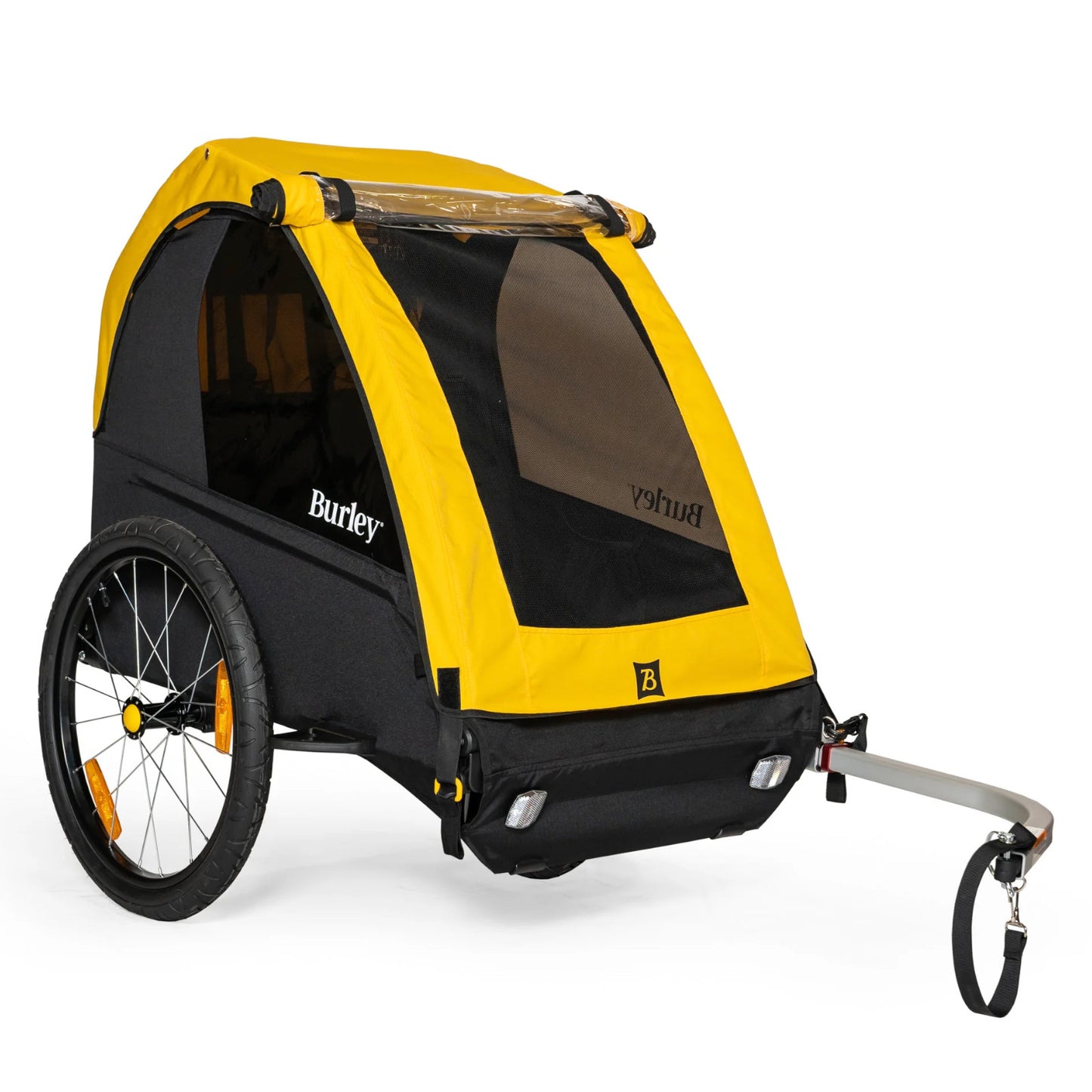 Burley Bee Yellow Bike Child Trailer