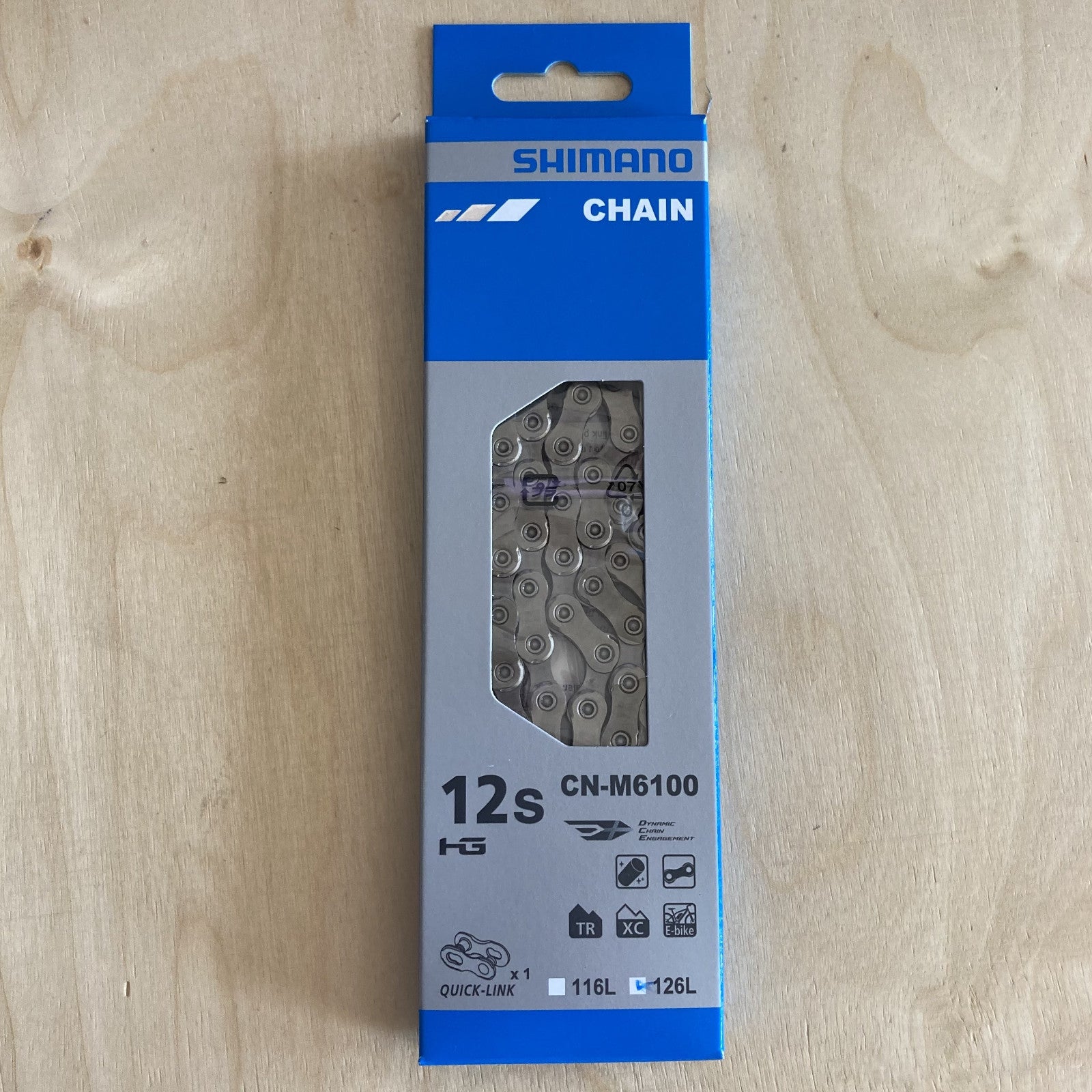 Shimano CN-M6100 Deore 126 Links 12 Speed Bike Chain Alternate 1