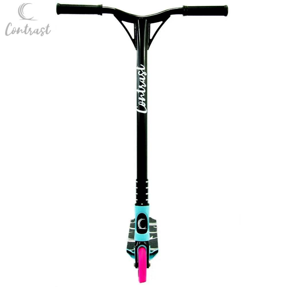 Contrast Pro Ride Stunt Scooter - Neon Pink/Turquoise