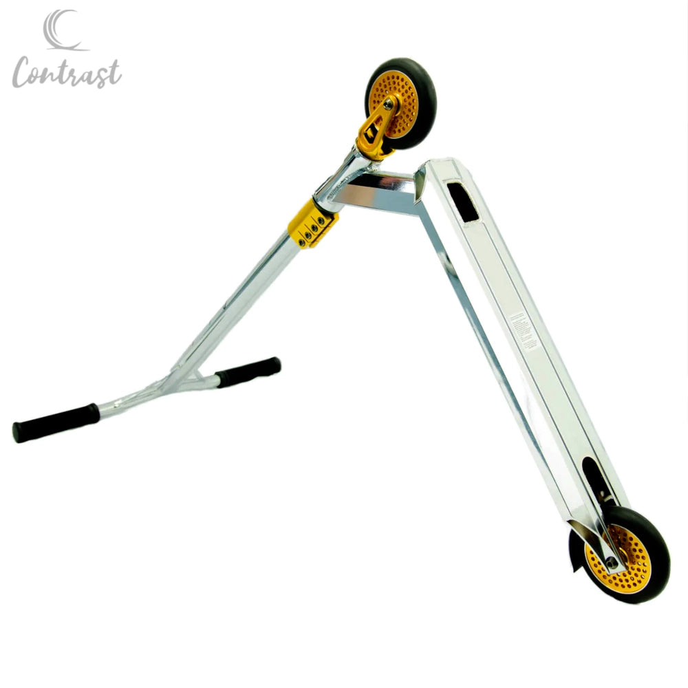 Contrast Pro Ride Stunt Scooter - Ano Gold/Chrome