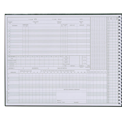 Cricket Score Card Book to record upto 100 Innings by Gunn & Moore Alternate 2