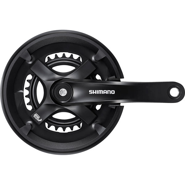Shimano Chainset Tourney TY501-2 with Chainguard 46/30T 170mm 8 Speed Black