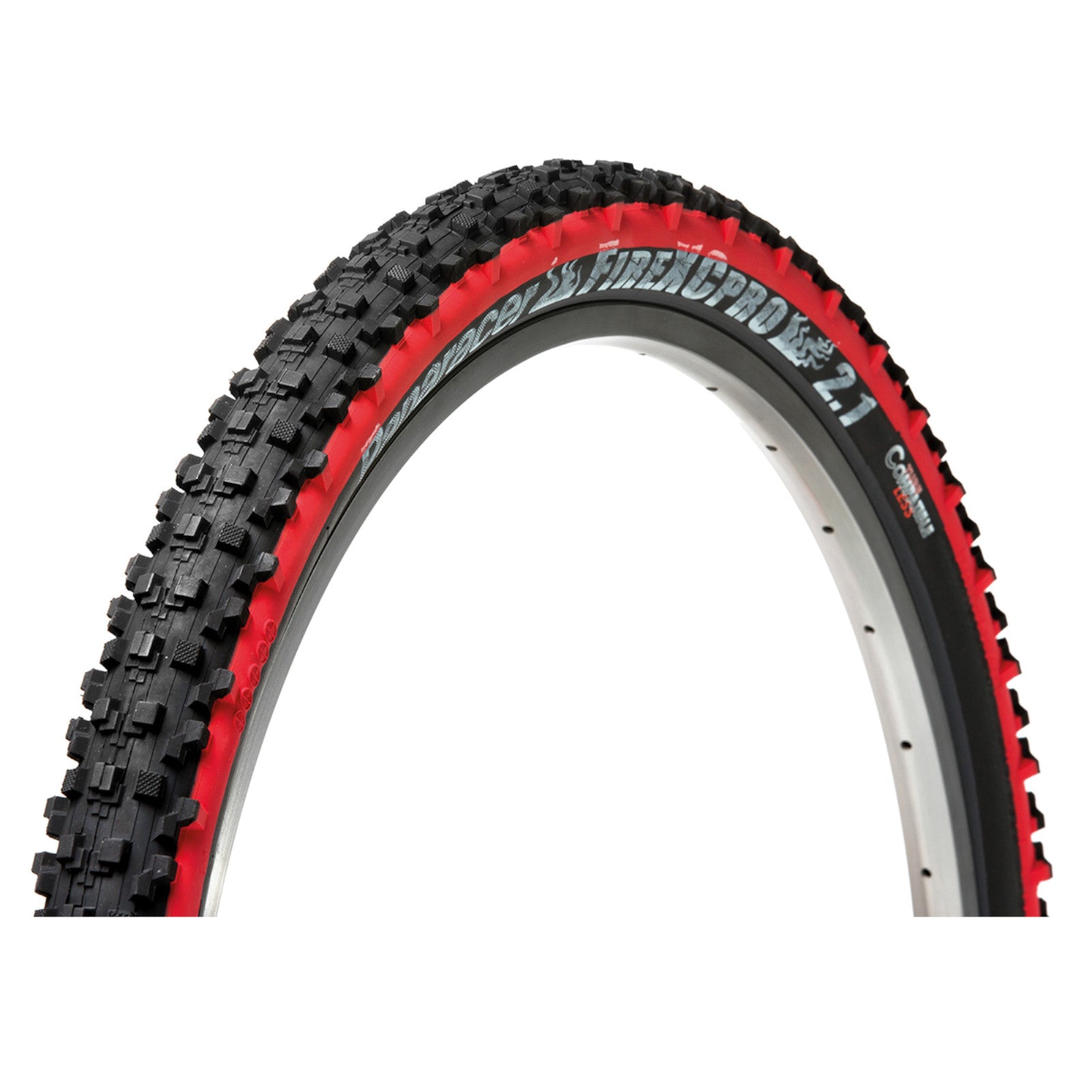 Panaracer Fire XC Pro Tubeless Folding 26 Inch Bike Tyre Red 26x2.1"