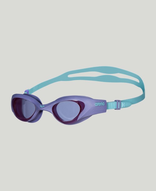 Arena The One Ladies Swimming Goggles Smoke/Violet/Turquoise