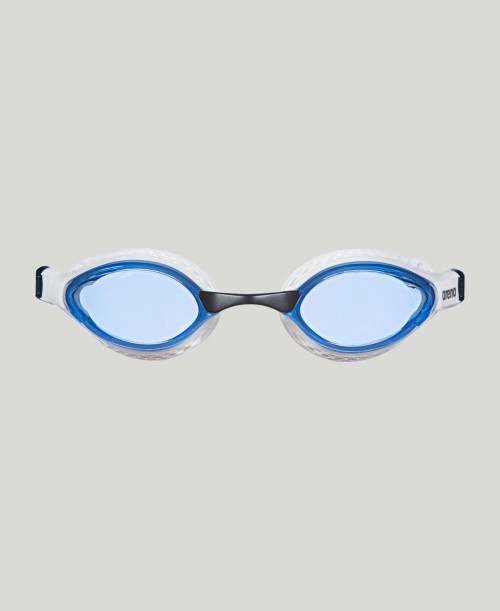 Arena Airspeed Racing Unisex Men's Swimming Goggles Blue/White Alternate 1