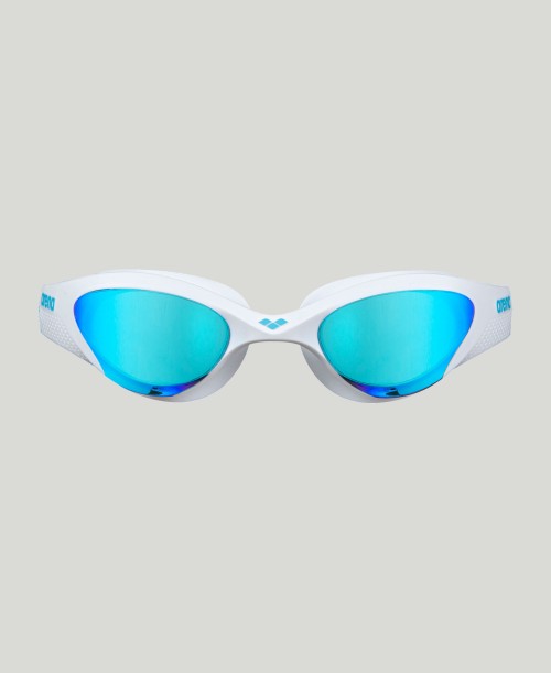 Arena The One Mirror Unisex Men's Swimming Goggles Blue/White/Black