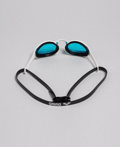 Arena Cobra Ultra Swipe Racing Unisex Men's Swimming Goggles Blue/White/Black Alternate 3