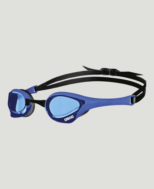 Arena Cobra Ultra Swipe Racing Unisex Men's Swimming Goggles Blue/Blue/Black