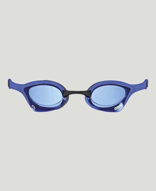 Arena Cobra Ultra Swipe Racing Unisex Men's Swimming Goggles Blue/Blue/Black Alternate 1