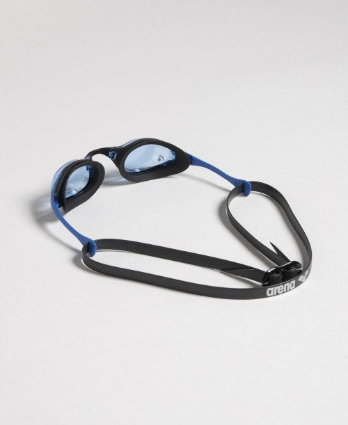 Arena Cobra Swipe Racing Unisex Men's Swimming Goggles Light Blue/Blue Alternate 2