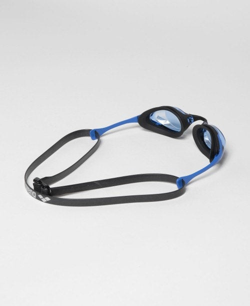Arena Cobra Swipe Racing Unisex Men's Swimming Goggles Light Blue/Blue Alternate 3
