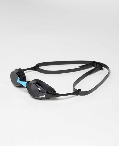 Arena Cobra Swipe Racing Unisex Men's Swimming Goggles Dark Smoke/Black/Blue