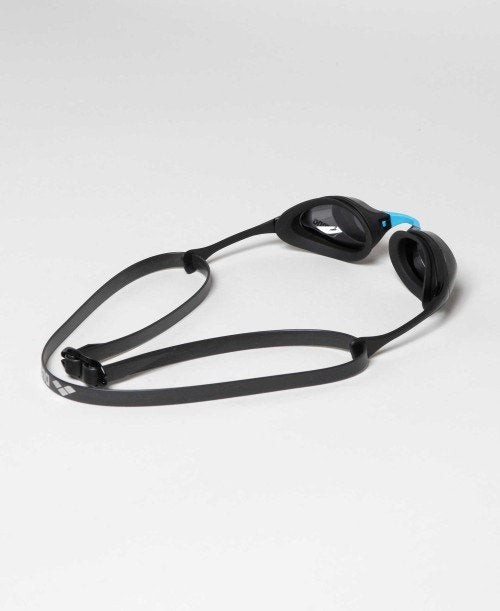 Arena Cobra Swipe Racing Unisex Men's Swimming Goggles Dark Smoke/Black/Blue Alternate 3