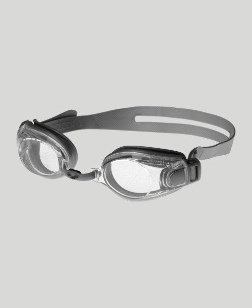 Arena Zoom X-Fit Unisex Men's Swimming Goggles Silver/Clear/Silver