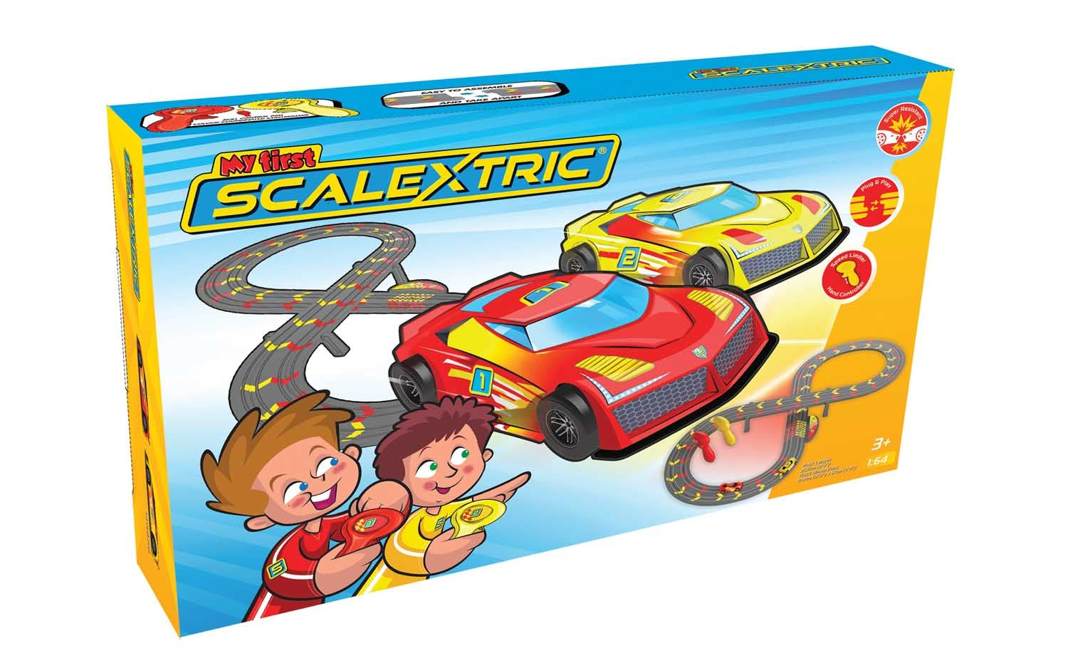 Scalextric My First Scalextrix Set Mains Powered Scalextric Track & Car Set