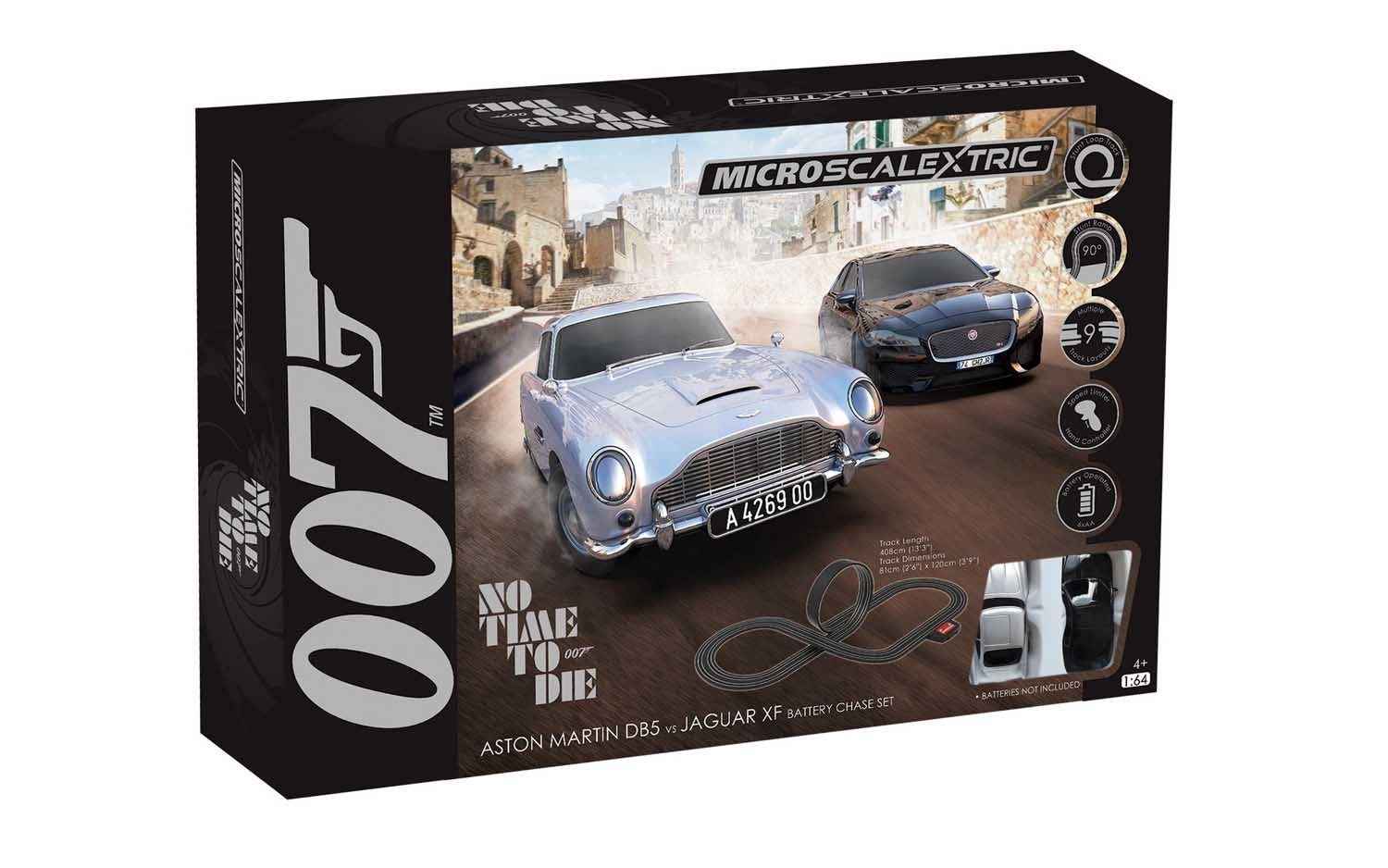 Scalextric Micro James Bond No Time To Die Battery Powered Scalextric Track & Car Set Alternate 1