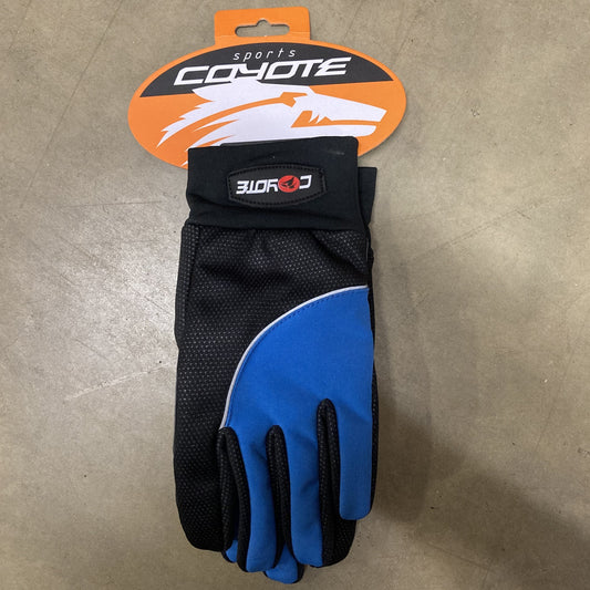 Coyote ATB Winter Black/Sky Blue Medium Men's Full Finger Cycling Gloves