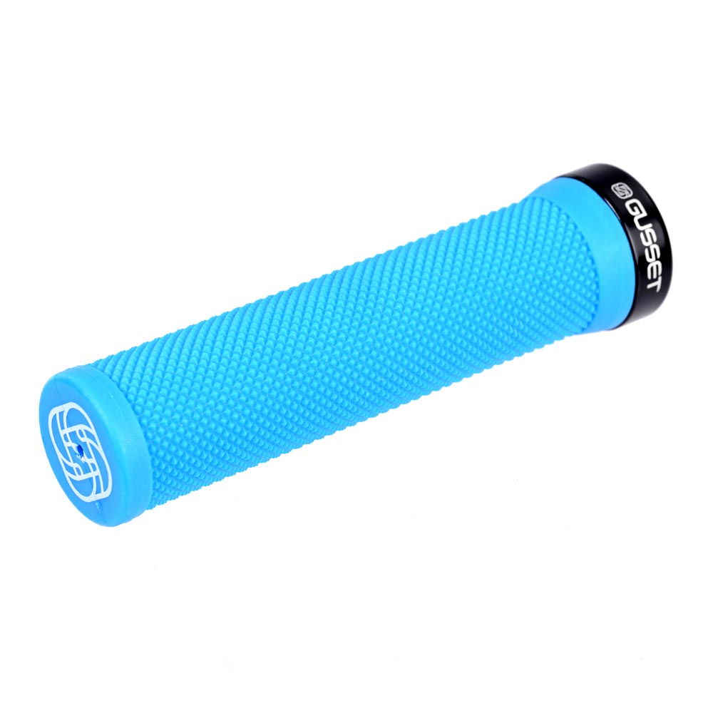 Gusset Single File Lock-On Handlebar Grips for Scooters & Bicycles