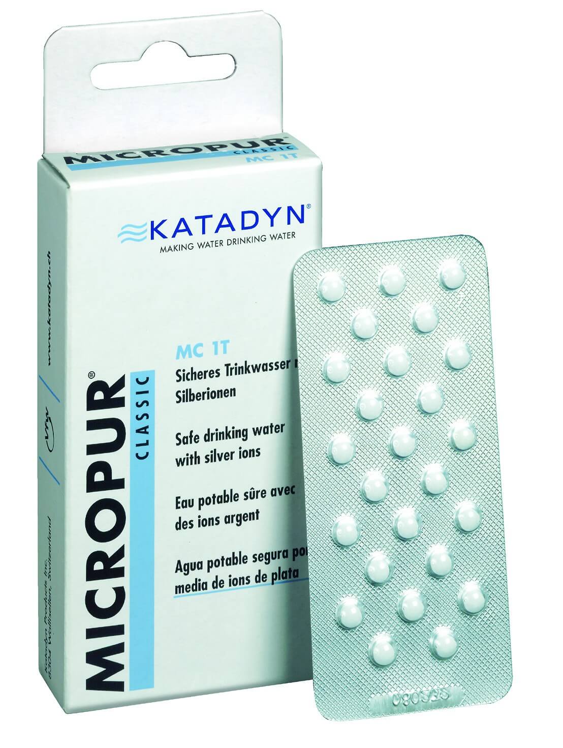 Katadyn Micropur Classic MC Tablets Water Treatment Pack of 100