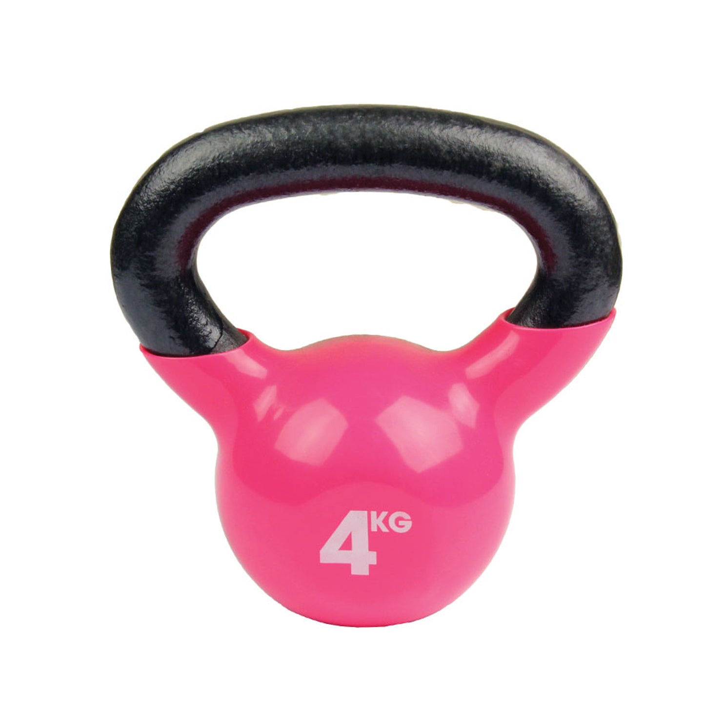4Kg Kettlebell Pink Home Workout Fitness Mad