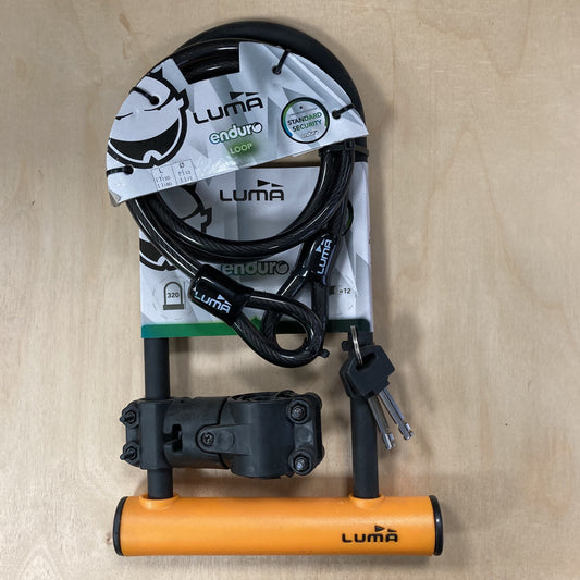 Luma 35 HU 180x320mm With Cable Loop Bike Chain Lock
